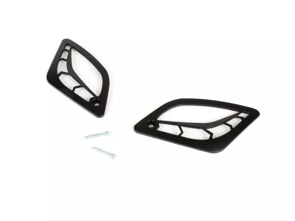 Kisi-kisi indikator -MOTO NOSTRA- Vespa GT, GTL, GTV, GTS 125-300 - belakang - hitam pekat