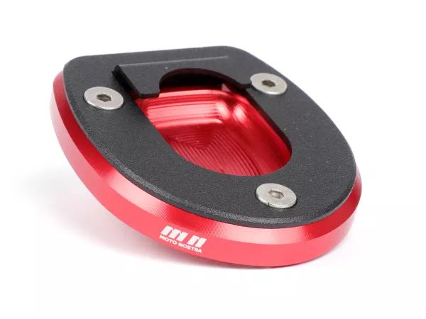 Piedino cavalletto laterale -MOTO NOSTRA, rosso- Vespa GT, GT L, GTS 125-300, GTV, GTS 125-300 Super