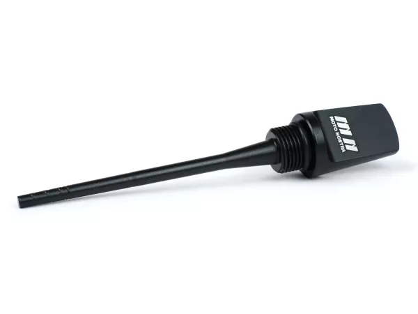 Steker pengisi oli dengan dipstick -MOTO NOSTRA- CNC black matt - Oli mesin - Vespa GTS HPE 300 (ZAPMA3600, ZAPMD310), Vespa GTS Super 125 (ZAPM45300, ZAPM45301), Vespa GTS Super HPE 300 (ZAPMA360, ZAPMD3100), Vespa GTS Super Sport 125 (ZAPM45300), Vespa 