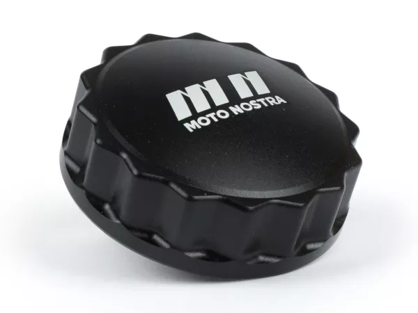 Tutup pengisi bahan bakar -MOTO NOSTRA, CNC, hitam matt- Vespa GTS 125 (ZAPMA3100, ZAPMA3200, ZAPMA3700), Vespa GTS 150 (ZAPMA3100, ZAPMA3200), Vespa GTS 250 (ZAPM45100), Vespa GTS 300 (ZAPM45200, ZAPM45202, ZAPMA3300), Vespa GTS HPE 300 (ZAPMA3600), Vesp