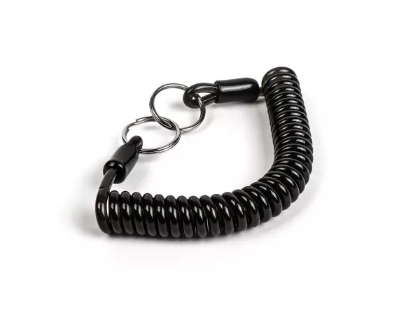 Key ring -MOTO NOSTRA Spiral- length 150mm - black