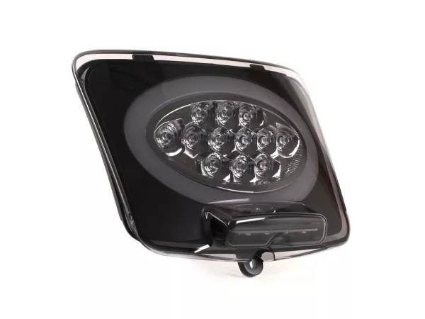 Achterlicht -MOTO NOSTRA, LED, SLIMSTYLE- Vespa GTS 125-300, GTV (2014-2018, facelift) - zwart
