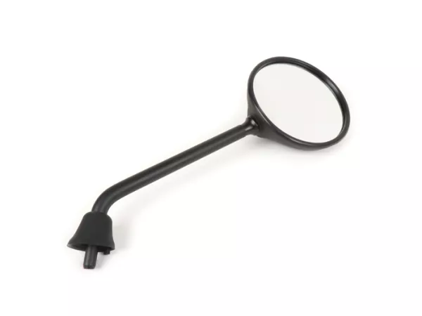Spiegel -MOTO NOSTRA- Vespa GTS 125 i.E. Super, LX50 2T 2009-2011, LX50 4T 4V 2009-2011 - zwart mat - links en rechts te gebruiken - zonder schroefdraad