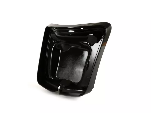Rangka lampu belakang untuk konversi -MOTO NOSTRA untuk pemasangan tipe lampu belakang baru dari tahun 2014 pada kendaraan hingga tahun 2014 - Vespa GT, GTS 125-300, GTL (-2014) - hitam mengkilap