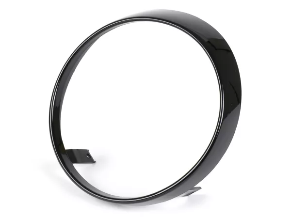 Cerclage de phare -MOTO NOSTRA- Vespa GTS Notte, GTV i.e. Sei Giorni 300 (ZAPMA3602), GTS i.e. Super300 HPE (ZAPMA3600), GTS HPE 300 E4 (M4A36M) - noir brillant