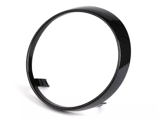Cincin trim lampu depan -MOTO NOSTRA- Vespa GTS Notte, GTV yaitu Sei Giorni 300 (ZAPMA3602), GTS yaitu Super300 HPE (ZAPMA3600), GTS HPE 300 E4 (M4A36M) - gaya karbon