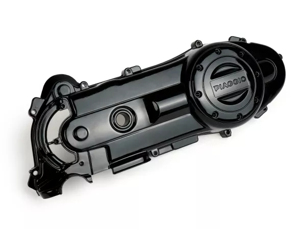 Tapa Vario -MOTO NOSTRA, negro brillante- Vespa Primavera 50 (ZAPCA0100, ZAPCA0102, ZAPCA0200, ZAPCA0202, ZAPCD0100, ZAPCD020), Vespa Sprint 50 (ZAPCA0101, ZAPCA0103, ZAPCA0201, ZAPCA0203, ZAPCA06B, ZAPCAV6B, ZAPCD0101, ZAPCD0201)