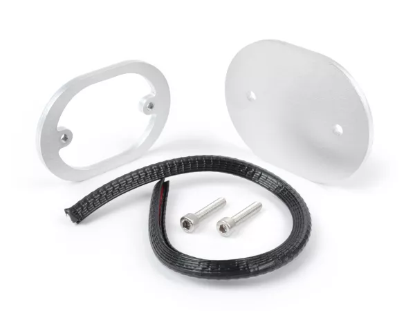 Abdeckblech für Rahmenöffnung Ansaugloch -MRP- Vespa PX, T5, Sprint, Rally, GT, GTR, GL150, Super, VNA, VNB, VBA, VBB
