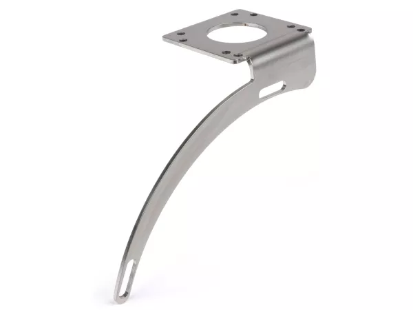 Houder - Bevestigingsplaat voor benzinepomp -MRP voor Mikuni of DellOrto Vespa Largeframe PX, Cosa, T5 125cc, Rally, Sprint, GT, GTR, Super, GL, VNA, VNB, VBA, VBB