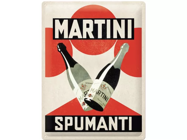 Advertising sign -Nostalgic Art- Martini - Spumanti, 30x40cm