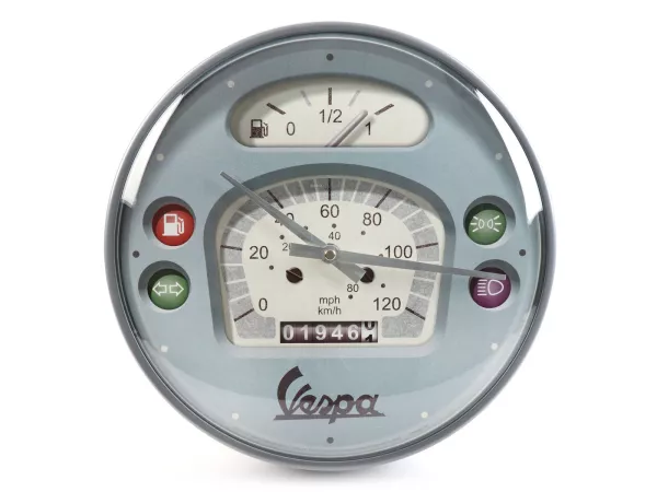 Wall clock round -VESPA Ø=31cm- SPEEDO
