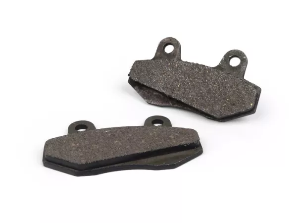 Brake pads -NEWFREN 77.4x42.3mm- LAMBRETTA external Nissin brake caliper, BLANEY 4 Wheels XC Trojan 125cc 2003 (r), HONDA CBX Custom 125cc 1988 (f), Cha Spacy 125cc 1998 (f),MBX RWB, F 125cc 1984 (f), MBX FW, FWD, 5W 50cc 1985 (f), MBX Hurricane 75cc 1983