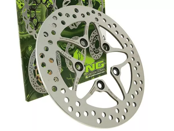 Remschijf -NG Ø220x60x4mm- Aprilia Leonardo 125 (1996-1998) linksvoor, Aprilia Leonardo 150 (1997-1998) linksvoor, Aprilia Scarabeo 50 De-Luxe (1998) linksvoor, Aprilia Scarabeo 50 DD / 50 DT (1998-2002) linksvoor, Aprilia Scarabeo 50 (1998-2002)