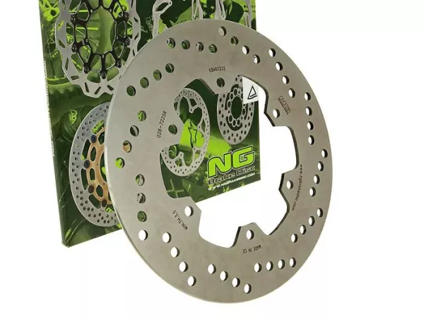 Disco de freno -NG Ø245x115x4mm- Ducati 906 S (1989) trasero derecho, Yamaha YP Majesty 250 (1996-1997) delantero derecho, Laverda Diamante 668 (1996-1998) trasero derecho, Laverda Ghost / Gost Legend / Ghost Strike (1996-1999) trasero derecho, Laverda Gh
