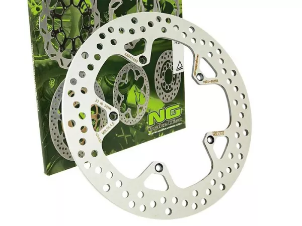 Remschijf -NG Ø260x125x5mm- Gilera Coguar 50 (1986) linksvoor, Gilera Coguar 125 (1999) linksvoor, Piaggio X9 500 (2001-2002) links/rechtsvoor, Piaggio Beverly 500 (2002-2004) links/rechtsvoor, Piaggio Beverly 200 (2002-2006) linksvoor, Piagg