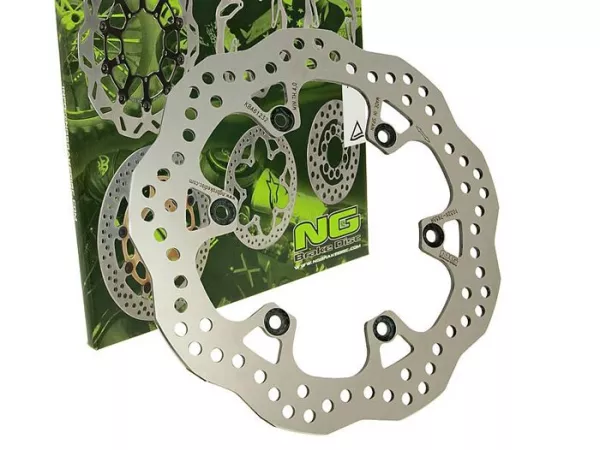 Bremsscheibe -NG Wavy Ø267x132x4,5mm- Yamaha T-Max 500 (2001-2003) hinten links, Yamaha T-Max / T-Max Black Max (2004-2007) hinten links, Yamaha XP T-Max 500 (2004-2011) hinten links