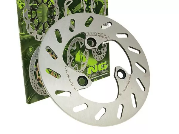Bromsskiva -NG Ø190x58x4mm- Garelli FX 50 / KRS 50 fram till vänster, Garelli Freeland 125 fram till vänster, Garelli Freeland 150 fram till vänster, MBK Slider 50 fram till vänster, Honda Yupi 50 (1990) fram till vänster, Honda Yupy 90 (1990) fram till v