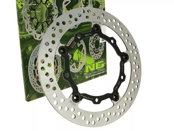 Bremsscheibe -NG Ø267x132x4mm- Yamaha Grand Majesty 250 (Japan) (2004-2005) vorne links, Yamaha T-Max / T-Max Black Max (2004-2007) vorne links, Yamaha Majesty 400 / ABS (2004-2013) vorne links/rechts, Yamaha X-Max / X-Max 250 I Black (2005-2011) vorne re