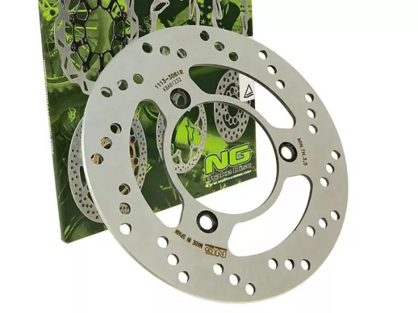 Disque de frein -NG Ø220x89x4mm- Rieju Sixteen 125 (UX 125) (2008) (ar. dr.), Rieju Sixteen 125 (UX 125) (2008) (av. dr.), Suzuki Sixteen 150 (UX 150) (2008-2012) (ar. dr.), Suzuki Sixteen 150 (UX 150) (2008-2012) (av. dr.), Suzuki Sixteen 125 I (UX 125)