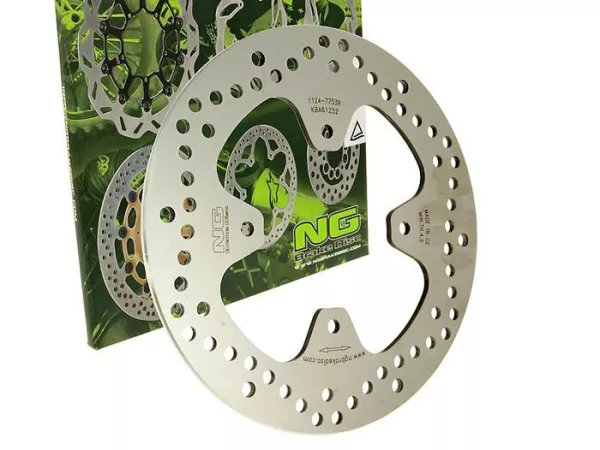 Disco de freno -NG Ø240x92x5mm- Yamaha XC 300 Versity (2003) trasero derecho, MBK Kilibre 300 (2003-2004) trasero derecho, Yamaha XC 300 (2004-2006) trasero derecho, Yamaha X-Max / X-Max 250 I Black (2005-2011) trasero derecho, Yamaha X-Max / X-Max I / AB