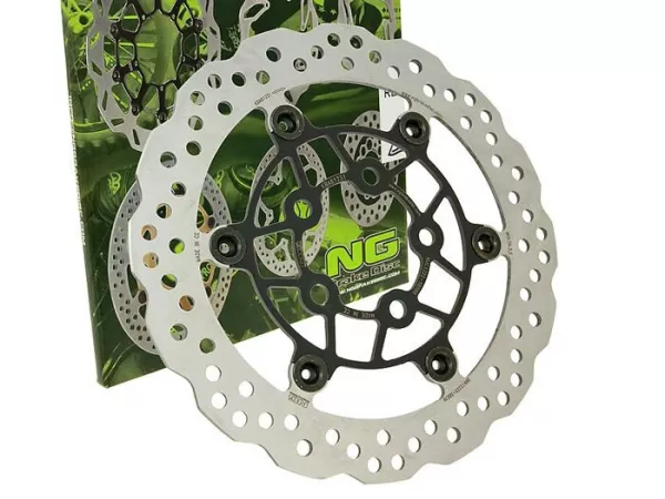 Bremsscheibe -NG Wavy Ø260x58x4mm- Kymco Downtown 125 I (2009-2012) vorne rechts, Kymco Super Dink 125 I / ABS (2009-2012) vorne rechts, Kymco Downtown 300 I / ABS (2009-2013) vorne rechts, Kymco Super Dink 300 I / ABS (2009-2013) vorne rechts