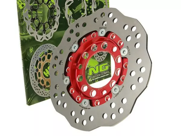 Bremsscheibe -NG Wavy Ø190x58x4mm- Baja SC 150 hinten rechts, Lifan JD Star 125 hinten, Lifan LF 150 T-6 hinten, Roketa Jamaica150 / Vortex 150 hinten, Roketa 5 RY 250 hinten, Sunl Moped Scooter 150 hinten, Tank Racer 150 DS hinten, Sumco Manga125 (2009-2