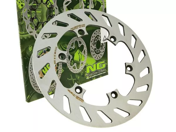 Remschijf -NG Ø220x110x4mm- Aprilia ETX 125 (1985-1990) rechtsachter, Aprilia Tuareg Rally 125 (1989-1994) rechtsachter, Beta VSP 35 350 (2003) rechtsachter, Beta VTM 35 350 (2003) rechtsachter, Aprilia RX 50 Racing (2004) rechtsachter, Beta Motar