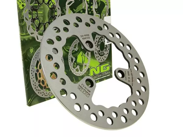 Brake disc -NG Ø200x58x4mm- Malaguti F12 Phantom 50 TDS (1999) front lhs, Malaguti Phantom F12 100 TDS (1999-2003) front lhs, Malaguti Ciak 50 Electric Power (2000) front lhs, Malaguti F12 Digit / Foggy Replica (2000) front lhs, Malaguti F12 Phantom 50 (2