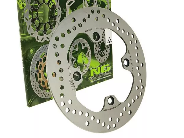 Brake disc -NG Ø240x105x4mm- Honda CB 250 (Two Fifty) (1991-2006) front lhs, Honda Foresight FES 250 (1997-2007) front lhs, Honda Pantheon 250 (1998) front lhs, Honda Pantheon FES 125 2-stroke (1998-2002) front lhs, Honda Phantheon FES 150 2-stroke (1998-
