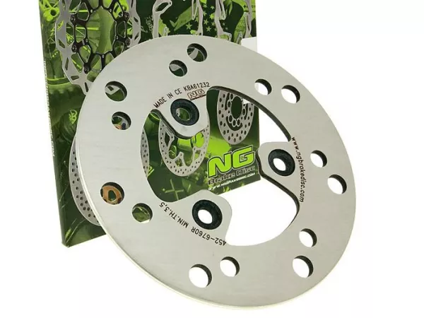 Disque de frein -NG Ø155x40,6x4mm- Derbi Vamos FL 50 (1995-2001) (av. g.), Famel Scooter 50 (1996) (av. g.), Aprilia Sonic 50 / Sonic 50 GP LC (1997-2007) (av. g.), Siamoto Bingo 50 (1999) (av. g.), Siamoto Bingo 125 (1999) (av. g.), Siamoto Mat 50 (1999-