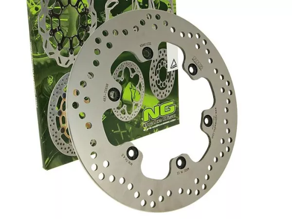 Bremsscheibe -NG Ø267x132x5mm- Yamaha FZR 1100 hinten rechts, Yamaha XS 400 (1982) vorne rechts, Yamaha XJ 650 Turbo (1982) vorne links/rechts, Yamaha XZ 550 (1982-1984) vorne links, Yamaha XJ 650 Seka (1983) vorne links/rechts, Yamaha Rd 350 Ypvs (1983-1