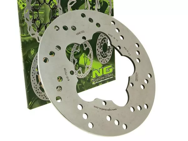 Disco de freno -NG Ø200x96,5x4mm- Piaggio Free 50 (1995-2002) delantero derecho, Piaggio Free 50 FL (1995-2002) delantero izquierdo, Piaggio Sfera 75 (1996-1999) delantero izquierdo, Piaggio Vespa ET 4 125 (1996-2002) delantero izquierdo, Piaggio Vespa ET