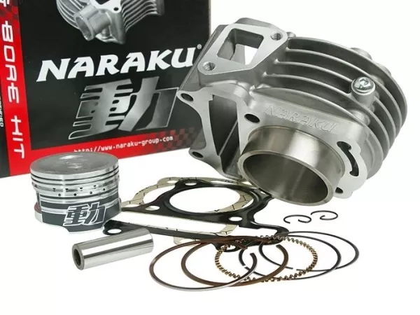 cylinder kit -NARAKU- V.2 72cc for GY6, Kymco 50cc 2V