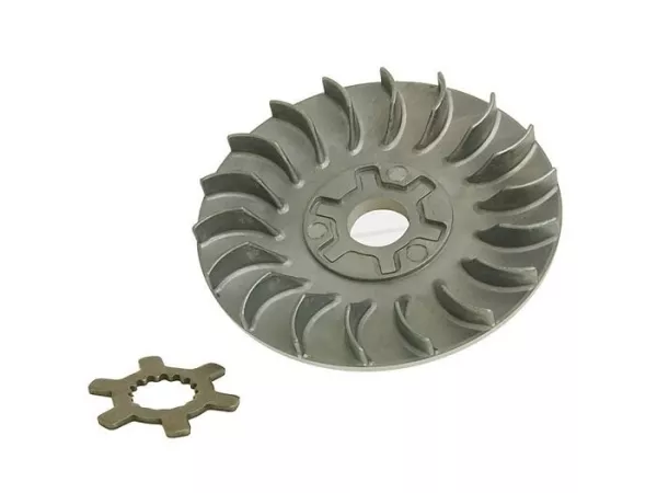 half pulley -NARAKU- incl. washer claw for variator 16mm engines for CPI, Keeway