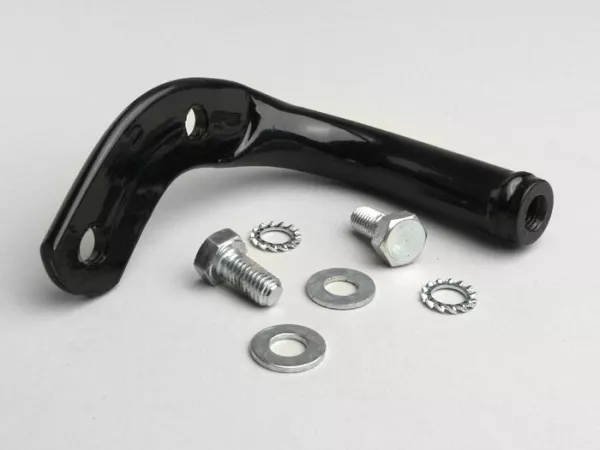 Mirror bracket -FAR M10- Vespa PX - black - right hand side