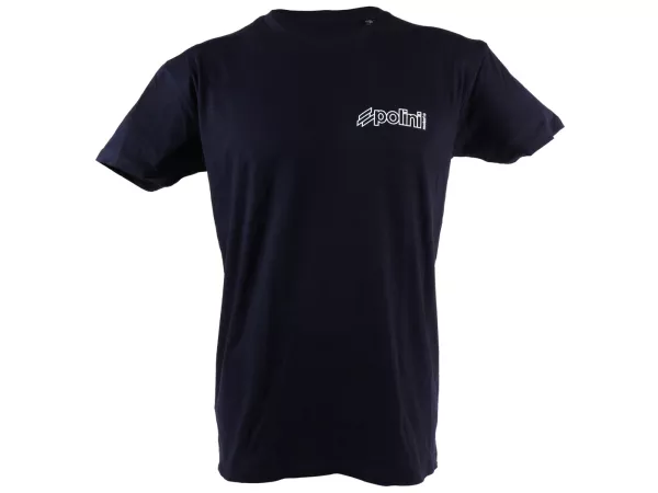 T-shirt -POLINI- Hoge Hoed - Blauwe Lijn - L