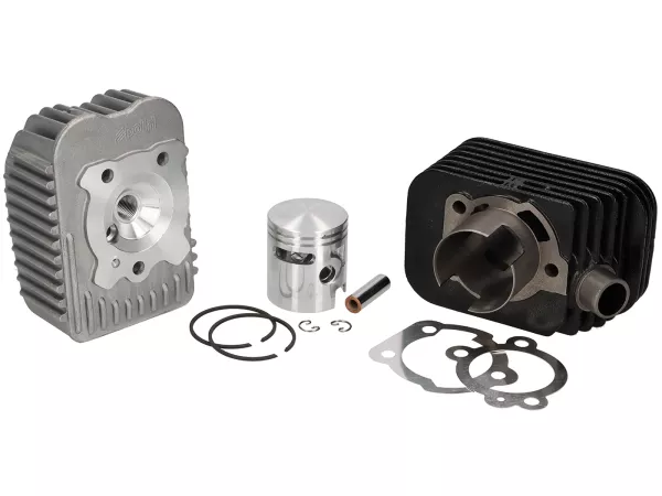 Silinder -POLINI 63 ccm Racing Ø43mm- Piaggio Ciao, Bravo, Boxer (pin piston = Ø 10mm)