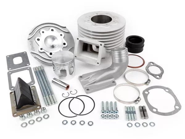 Cilinder -POLINI aluminium 'reed mission' 152cc (Ø60mm) Evolution rietklep (54mm slag)- Vespa PV125, ET3 125, PK125 - Krukas P2100070 is vereist