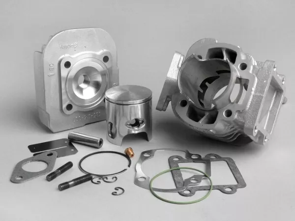 Cylindre -POLINI 70 cc aluminium- Minarelli AC (cylindre vertical) - BOOSTER, BUMP50, BWS50, SLIDER50, SPY, SR50 (-1994), STUNT, ZUMA50, AMICO