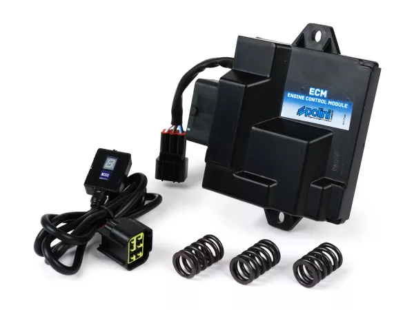 CDI -POLINI ECM- Piaggio 50 ccm 4-takt (3-kleppen) - Vespa Primavera 50 3V iGet (Euro5), Sprint 50 iGet (Euro5), Piaggio Liberty 50 iGet (Euro5)