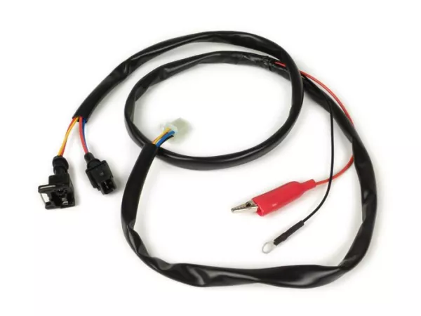 Câblage pour bloc CDI -POLINI ECU- Piaggio 125-350cc ie (Euro 3) - modèles avec système d‘injection - Vespa GTS 300ie, GTV 300ie, LX 125/150ie 3V (-2012), S 125ie 3V (-2012), Piaggio Beverly 300ie (2010-2014), Beverly 350ie 4V Euro 3, Fly 125ie 3V (-2012)
