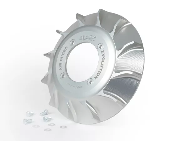 Waaier - Ventilatorwiel - Ventilatorring -POLINI- AIR SPEED - Aluminium CNC voor Polini IDM ontsteking - P1710543, P1710544, P1710545, P1710554