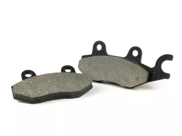 Pastillas de freno -POLINI 77,4x42,3/98,8x42,3mm- CAGIVA Elefant es decir 900ccm año 1991-1992 (h), DAELIM City Ace 110ccm año 2006 (), Roadwin 125ccm año 2003 (), DAELIM 4 ruedas ET Quad 250ccm año 2006 (vh), HONDA CBF 250ccm año 2004 (), Dream 50ccm año