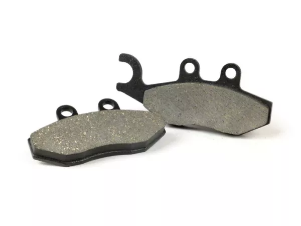 Brake pads -POLINI 76.8x41.8/96.9x41.2mm- Heng Tong (Ø12mm) - GTS300 HPE, Supertech, Supersport, Super Racing Sixties, Super Notte, Yacht Club, Touring, Super, GTV300 Sei Giorni, GT, GTL, GTS, Runner FX/FXR/VX/VXR 125-180-200, SP50, Fuoco 500, Nexus 125-2
