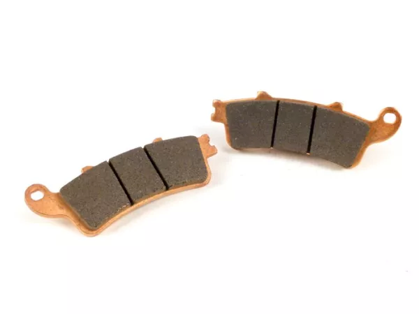 Plaquettes de frein -POLINI fritté 115.0x41.1mm- Honda Foresight 250 (1998-), Honda Pantheon 125I, Honda Pantheon 150I, Honda Silver Wing 400, Honda Silver Wing 600, Peugeot SV 250 (Honda)