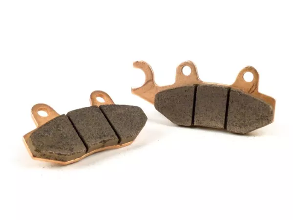 Plaquettes de frein -POLINI fritté 96.5x42.0mm/77.0x42.0mm- Kymco Filly 50 (4 temps), Kymco People 200 GTI (BF40), Kymco People 250, Kymco People 300SI (BB60), Kymco Vitality 50 (2 temps), Kymco Vivio 125, Kymco Vivio 150, Kymco Yup 50 (2 temps)