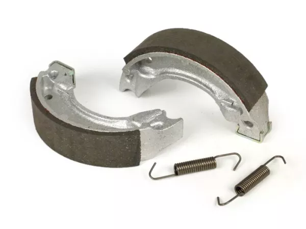Brake shoes -POLINI Ø=110x25mm- MBK Fizz 50cc 1994 (r),YAMAHA Activ 80cc 1988 (f), Beluga 50cc 1990 (f), Beluga 80cc 1990 (f), Breeze 50cc 1995 (r), DT LCD 50cc 1996-2003 (r), DT R 50 1994-1995 (r), DT AC 80cc 1981 (f/r), DT AC 80cc 1981 (f/r), DT LC 80cc
