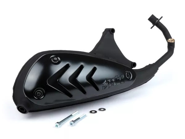 Exhaust -POLINI - Full exhaust - Vespa Sprint 50 4T, Primavera 50 4T - Euro3, Euro4, Euro5 - black