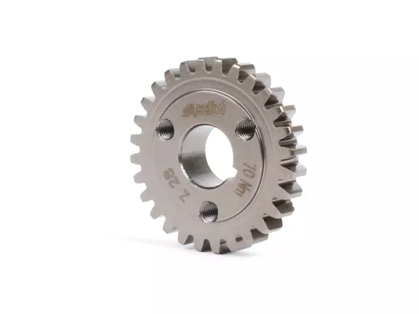 Small primary gear -POLINI 2.56->2.65- Vespa V50, PV125, ET3, PK50, PK80, PK125 - 26 tooth (straight)