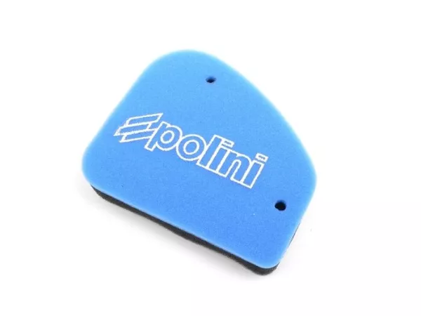Air filter -POLINI Double Layer- Peugeot 50cc vertical cylinder - SPEEDFIGHT1 50cc LC, SPEEDFIGHT2 50cc LC, XFIGHT 50, SPEEDFIGHT1 50cc AC, SPEEDFIGHT2 50cc AC, TKR50, TREKKER50, VIVACITY50, ELYSEO50, SQUAB50, ZENITH50, BUXY50, ELYSTAR50, LOOXOR50, SPEEDA